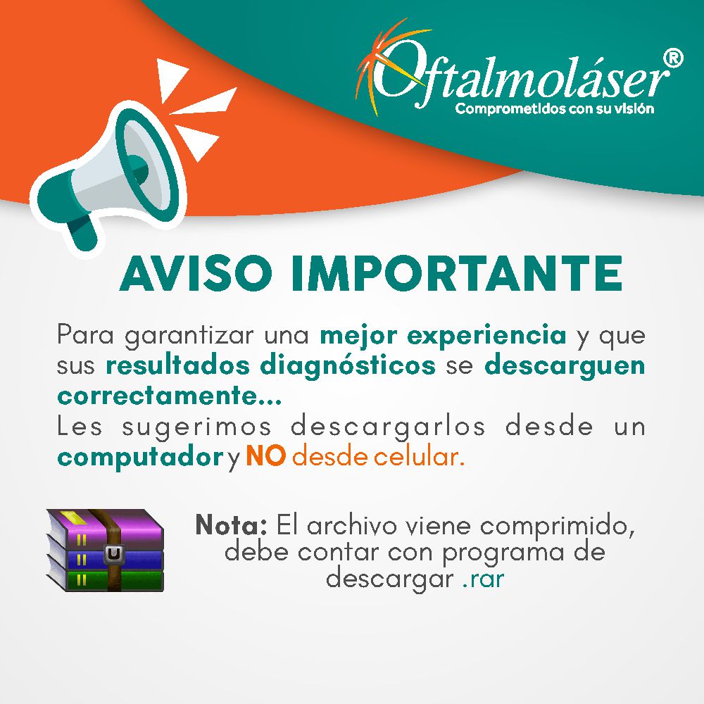 AVISO DESCARGA DE RESULTADOS